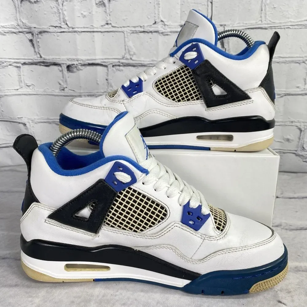 Nike Air Jordan 4 Flight IV Retro Motorsport Youth Size 4.5Y 408452-117 Womens 6